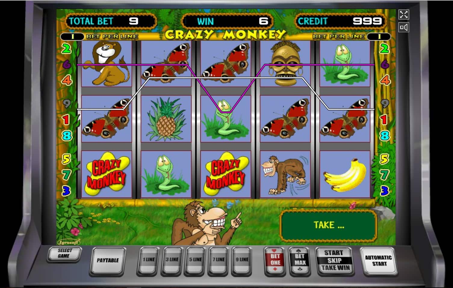 онлайн игровой автомат обезьяны